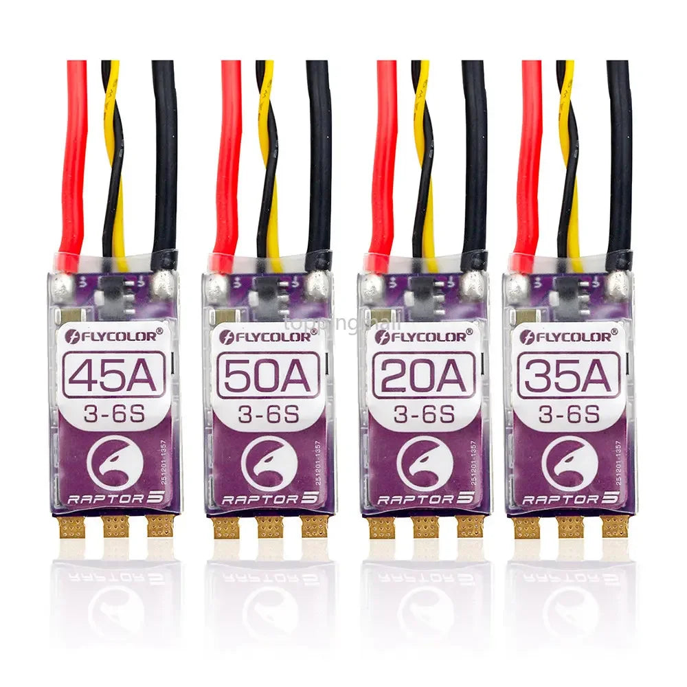 FLYCOLOR RAPTOR5 BLHeli-32 ESC 20A/35A/45A/50A 3-6S Brushless Speed Controller Raptor 5 for DIY RC FPV Racing Drone Quadcopter FLYCOLOR RAPTOR5 BLHeli-32 ESC 20A/35A/45A/50A 3-6S Brushless Speed Controller Raptor 5 for DIY RC FPV Racing Drone Quadcopter